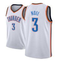 Men 2018-19 Nerlens Noel Oklahoma City Thunder #3 Association White Jersey Men 2018-19 Nerlens Noel Oklahoma City Thunder #3 Association White Jersey