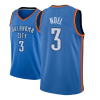 Men 2018-19 Nerlens Noel Oklahoma City Thunder #3 Icon Edition Blue Jersey Men 2018-19 Nerlens Noel Oklahoma City Thunder #3 Icon Edition Blue Jersey