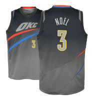 Youth 2018-19 Nerlens Noel Oklahoma City Thunder #3 City Edition Gray Jersey Youth 2018-19 Nerlens Noel Oklahoma City Thunder #3 City Edition Gray Jersey