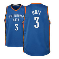 Youth 2018-19 Nerlens Noel Oklahoma City Thunder #3 Icon Edition Blue Jersey