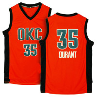 Oklahoma City Thunder #35 Kevin Durant 2015-16 Season Alternate Orange Jersey Oklahoma City Thunder #35 Kevin Durant 2015-16 Season Alternate Orange Jersey