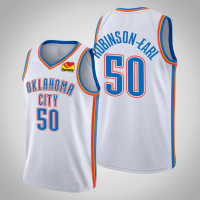 Oklahoma City Thunder Jeremiah Robinson-Earl Association Edition Jersey White