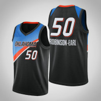 Oklahoma City Thunder 2021 Jeremiah Robinson-Earl City Edition 2021 Draft Jersey Black Oklahoma City Thunder 2021 Jeremiah Robinson-Earl City Edition 2021 Draft Jersey Black