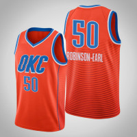Oklahoma City Thunder 2021 Jeremiah Robinson-Earl Statement Edition 2021 Draft Jersey Orange Oklahoma City Thunder 2021 Jeremiah Robinson-Earl Statement Edition 2021 Draft Jersey Orange