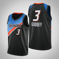 Oklahoma City Thunder 2021 Josh Giddey City Edition 2021 Draft Jersey Black