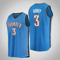 Thunder Josh Giddey 2021 Draft Icon Edition Jersey Blue