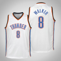 Oklahoma City Thunder Kemba Walker Association Edition 2021 Trade Jersey White
