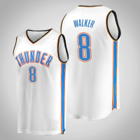 Oklahoma City Thunder Kemba Walker Replica 2021 Trade Jersey White