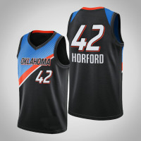 2020-21 Oklahoma City Thunder Al Horford #42 Black City Jersey 2020-21 Oklahoma City Thunder Al Horford #42 Black City Jersey