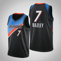 2020-21 Oklahoma City Thunder Darius Bazley #7 Black City Jersey