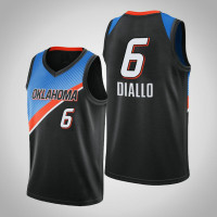 2020-21 Oklahoma City Thunder Hamidou Diallo #6 Black City Jersey