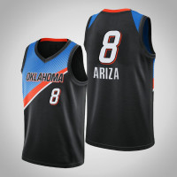 2020-21 Oklahoma City Thunder Trevor Ariza #8 Black City Jersey 2020-21 Oklahoma City Thunder Trevor Ariza #8 Black City Jersey