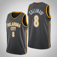 2019-20 Thunder Danilo Gallinari #8 Charcoal City Jersey 2019-20 Thunder Danilo Gallinari #8 Charcoal City Jersey