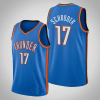 2019-20 Thunder Dennis Schroder #17 Blue Jersey - Icon 2019-20 Thunder Dennis Schroder #17 Blue Jersey - Icon