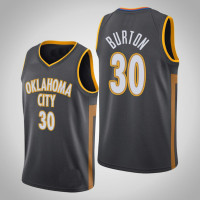 2019-20 Thunder Deonte Burton #30 Charcoal City Jersey 2019-20 Thunder Deonte Burton #30 Charcoal City Jersey