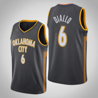 2019-20 Thunder Hamidou Diallo #6 Charcoal City Jersey 2019-20 Thunder Hamidou Diallo #6 Charcoal City Jersey
