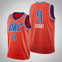 Mens Oklahoma City Thunder Jerami Grant #9 Orange Swingman 2019-20 Jersey  -  Statement Edition