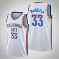 2019-20 Thunder Mike Muscala #33 White Jersey - Association