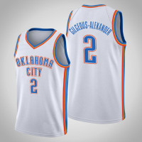 2019-20 Thunder Shai Gilgeous-Alexander #2 White Jersey - Association
