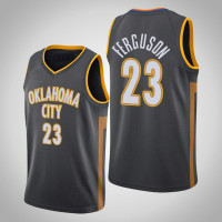 2019-20 Thunder Terrance Ferguson #23 Charcoal City Jersey 2019-20 Thunder Terrance Ferguson #23 Charcoal City Jersey