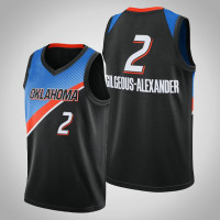 2020-21 Oklahoma City Thunder Shai Gilgeous-Alexander #2 Black City Edition Jersey 2020-21 Oklahoma City Thunder Shai Gilgeous-Alexander #2 Black City Edition Jersey