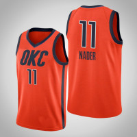 Men 2018-19 Abdel Nader Oklahoma City Thunder #11 Earned Edition Orange Swingman Jersey Men 2018-19 Abdel Nader Oklahoma City Thunder #11 Earned Edition Orange Swingman Jersey