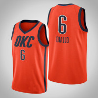 Men 2018-19 Hamidou Diallo Oklahoma City Thunder #6 Earned Edition Orange Swingman Jersey Men 2018-19 Hamidou Diallo Oklahoma City Thunder #6 Earned Edition Orange Swingman Jersey