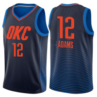 Mens 2017-18 Season Steven Adams Oklahoma City Thunder #12 Statement Navy Swingman Jersey Mens 2017-18 Season Steven Adams Oklahoma City Thunder #12 Statement Navy Swingman Jersey
