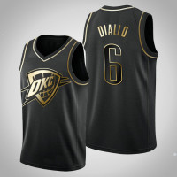 Oklahoma City Thunder Hamidou Diallo #6 Black Jersey - Golden Edition Oklahoma City Thunder Hamidou Diallo #6 Black Jersey - Golden Edition