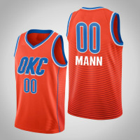 Thunder Tre Mann 2021 Draft Statement Edition Jersey Orange