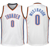 Youth 2017-18 Season Russell Westbrook Oklahoma City Thunder #0 Association White Swingman Jersey Youth 2017-18 Season Russell Westbrook Oklahoma City Thunder #0 Association White Swingman Jersey