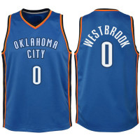 Youth 2017-18 Season Russell Westbrook Oklahoma City Thunder #0 Icon Blue Swingman Jersey Youth 2017-18 Season Russell Westbrook Oklahoma City Thunder #0 Icon Blue Swingman Jersey