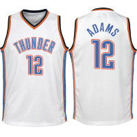 Youth 2017-18 Season Steven Adams Oklahoma City Thunder #12 Association White Swingman Jersey Youth 2017-18 Season Steven Adams Oklahoma City Thunder #12 Association White Swingman Jersey
