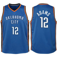 Youth 2017-18 Season Steven Adams Oklahoma City Thunder #12 Icon Blue Swingman Jersey Youth 2017-18 Season Steven Adams Oklahoma City Thunder #12 Icon Blue Swingman Jersey