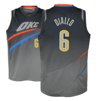 Youth 2018-19 Hamidou Diallo Oklahoma City Thunder #6 City Edition Gray Jersey Youth 2018-19 Hamidou Diallo Oklahoma City Thunder #6 City Edition Gray Jersey